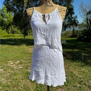 Splendid Mini Dress White Size Medium